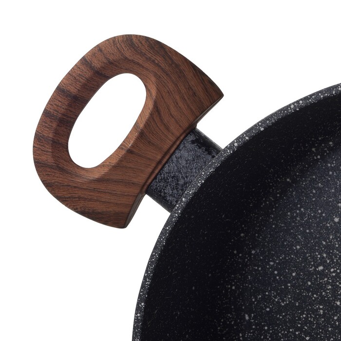 Кастрюля с крышкой Fissman VESUVIO STONE 20x8,5 см на 2,3 л (4245)