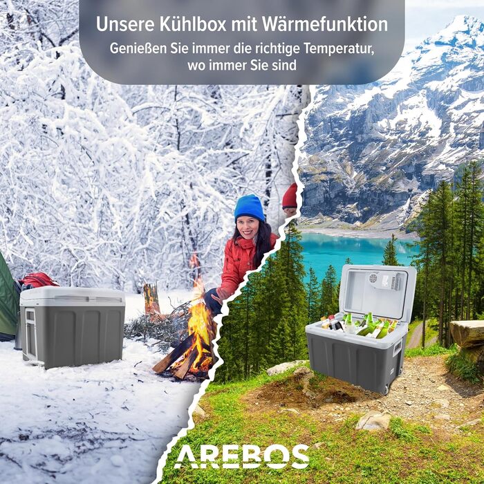 Автохолодильник 40 л черный Arebos