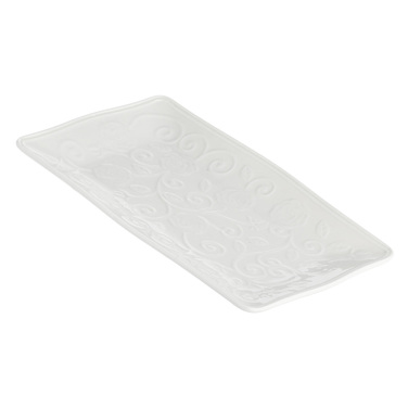 Піднос прямокутний La Porcellana Bianca FLORENTINA, порцеляна, 20 х 12 см