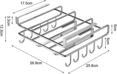 Настінний органайзер для кухонного приладдя 26,8 см BohrenCL