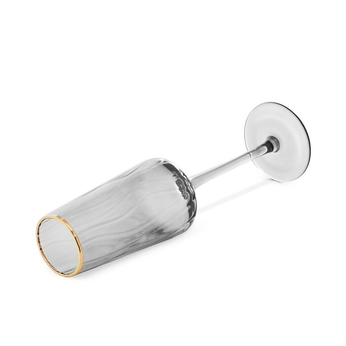 Набір з 2-х бокалів Fissman для шампанського 240 мл скло (19057)