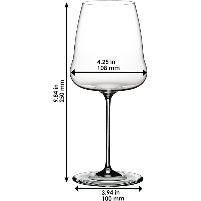 Келих для вина Riedel Winewings/Shiraz, прозорий, ука (Шардоне)