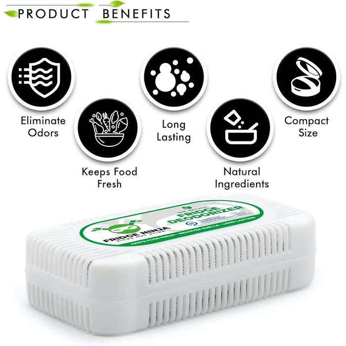 Натуральний нейтралізатор запахів для холодильника білий Ellis Harper