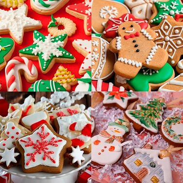 Різдвяні формочки для печива, нержавіюча сталь 24 шт ROELLY