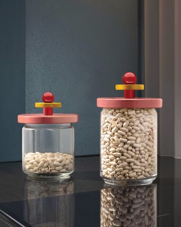 Банка для зберігання 750 мл, рожева Alessi