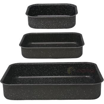 Форма для запекания 3 предмета, черный NAMAI
