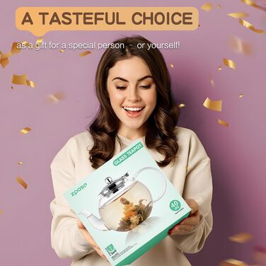 Заварочный чайник, 1200 мл с сетчатым фильтром zpose