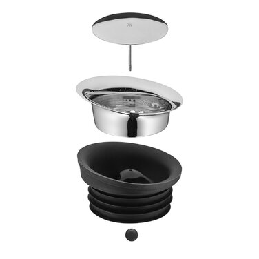 Графін для води з ручкою, чорний 1,5 л + 2 склянки 0,25 л Basic WMF