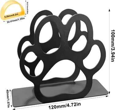 Держатель для салфеток черный cersaty