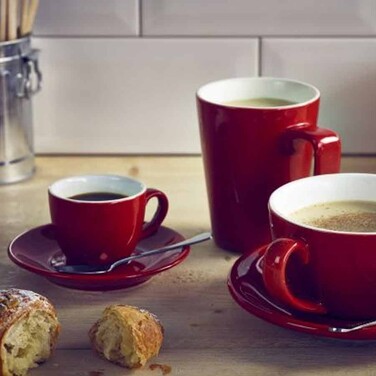 Чашка 90 мл, червона, Color Tea, GenWare