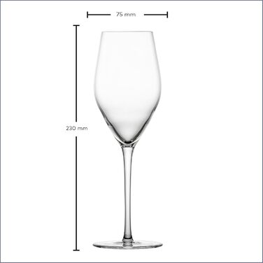 Набір з 4 шт.), об&39ємні коктейльні келихи для креативних міксів напоїв, кришталеві келихи Tritan, які можна мити в посудомийній машині, зроблено в Німеччині (Арт. 123628) (Келіх для ігристого вина (4 шт.))