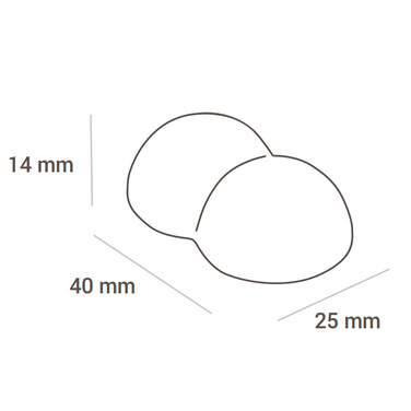 CH010 Форма для шоколаду Bolla-p 40х25 h14 мм (24 шт.)