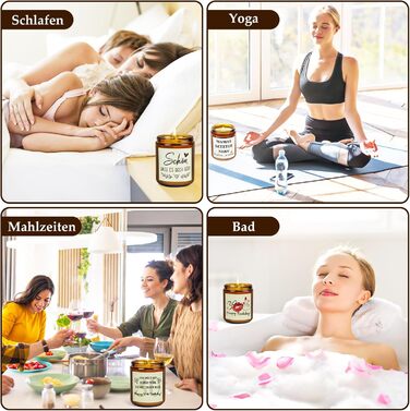 Ароматизована свічка у склянці - аромат лаванди TUZELIYA