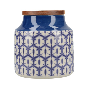 Банка Mikasa для зберігання Drift Blue, кераміка, 900 мл