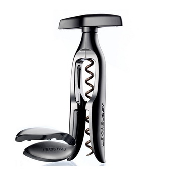 Набір для вина: штопор і обрізувач фольги GS110, чорний Le Creuset