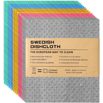 Серветки для прибирання кухні 15 шт 19 х 17 см Votoko