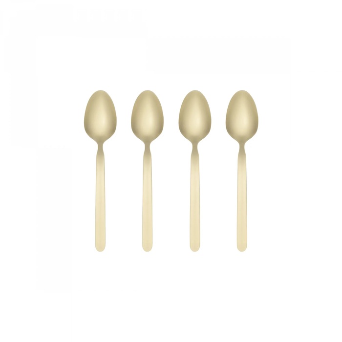 Набор ложек для эспрессо, 4 предмета золотистые Stella Blomus