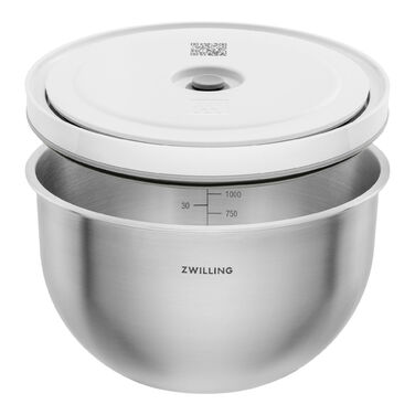 Набір мисок з вакуумними кришками, 6 предметів, нержавіюча сталь Fresh & Save Zwilling