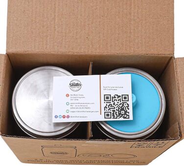 Стеклянные банки для консервации 2 шт 1 л Smiths Mason Jars