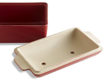 Форма для выпечки хлеба 28x13x12 см бордовая Emile Henry