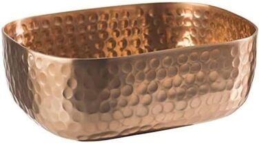 Алюминиевая чаша APS с кованой поверхностью для холодных и горячих блюд, 23,0 x 15,5 см, 1,4 л. (Медь, 12 x 15,5 см, высота 5,5 см)