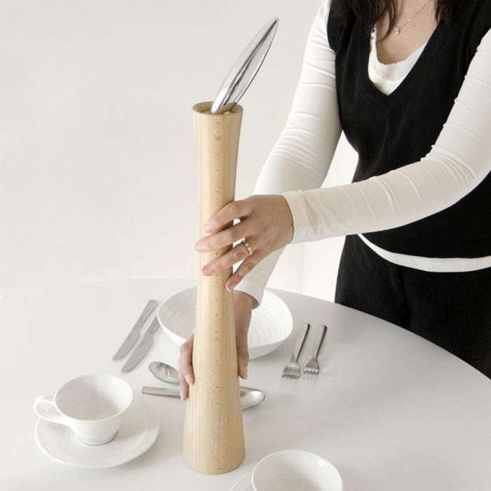 Млин для перцю / солі 8,5 х 60 см чорна Giant Alessi