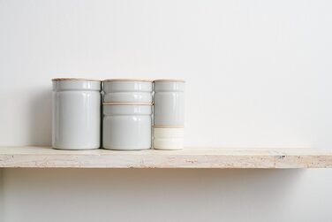 Банка для зберігання 18 см, біла Riess