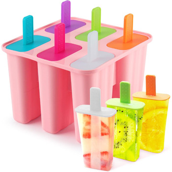 Силіконові форми для морозива, рожевого кольору DEHUB