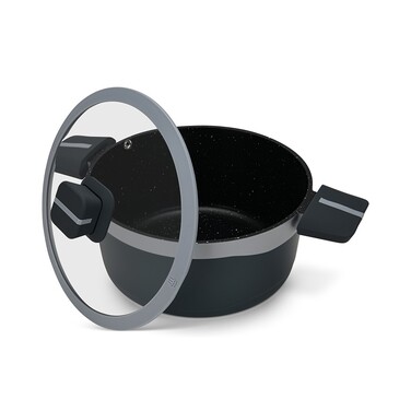 Кастрюля со стеклянной крышкой 24 см 4,5 л LUXURIA Fissman