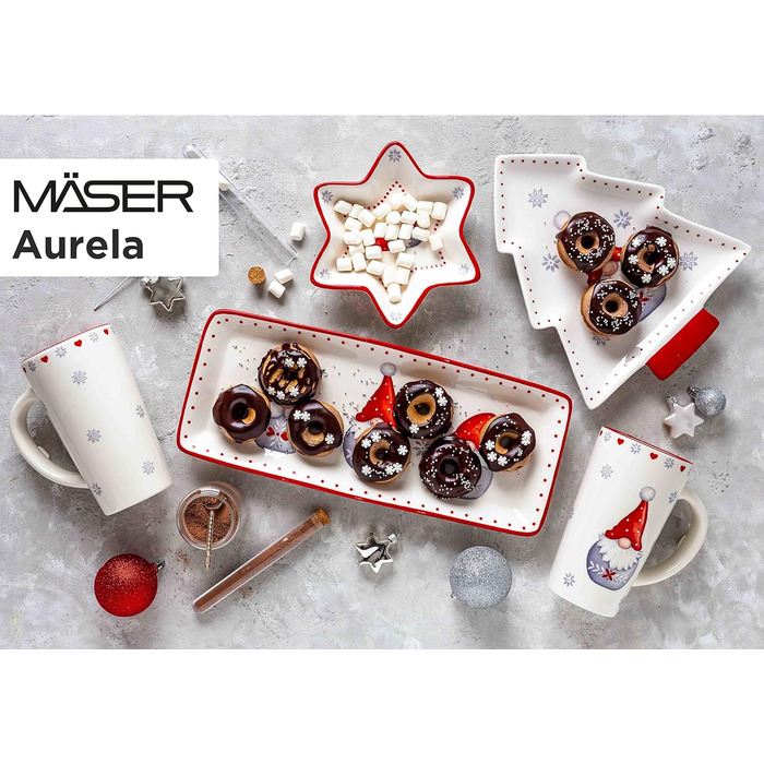 Набор рождественских чашек из 4 шт. MÄSER