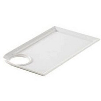 Поднос для фуршета с отверстием для фужера Revol, белый 23 х 13 х 1 см