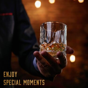 Набор бокалов для виски и аксессуаров - 4 камня для виски, щипцы и 2 подставки в комплекте Whisiskey