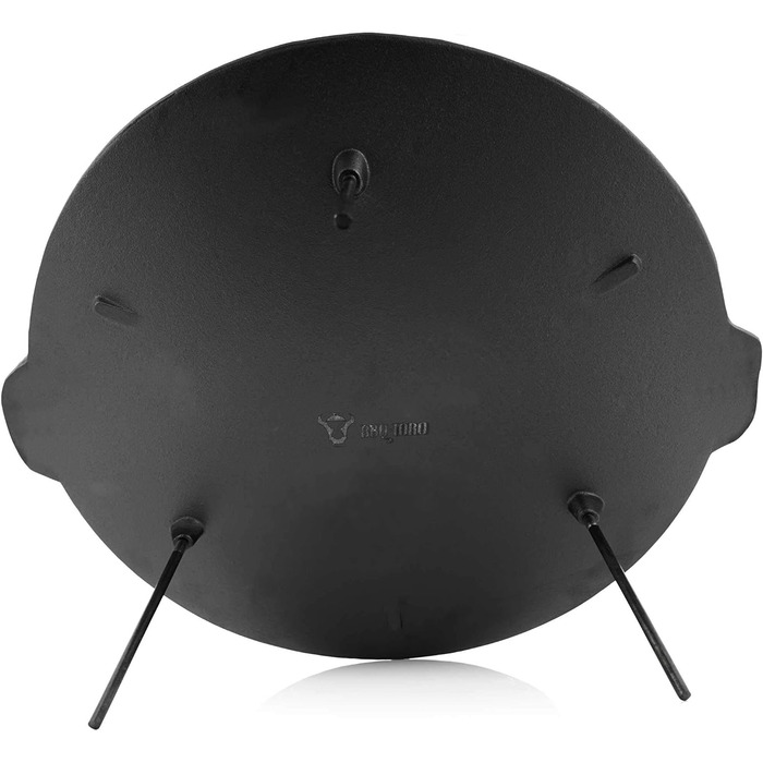 Чавунна сковорода-гриль 60 см. на 3 ніжках BBQ-Toro