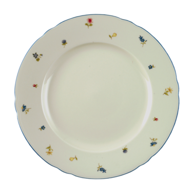 Тарілка 27 см Streublume blauer Rand Marie-Luise Seltmann
