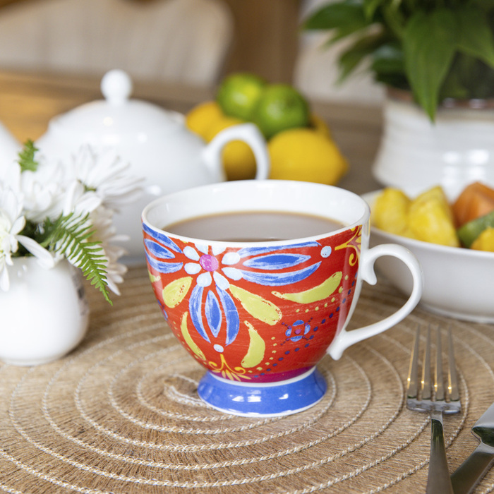 Чашка Kitchen Craft RED MORROCCAN, фарфор, 400 мл