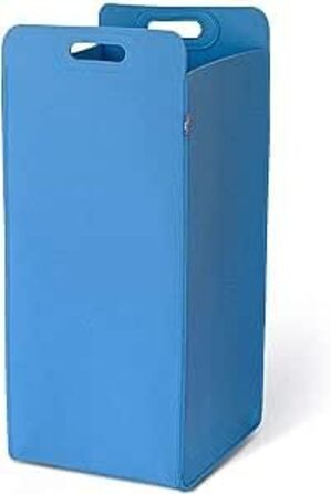 Кошики для зберігання, сумісні з IKEA KALLAX Shelf - Кошик для зберігання деревини Small Anthracite - Коробка для зберігання Полиця Кошик для зберігання - Паперовий ящик Повстяний кошик Складний кошик для білизни (75 л, синій)