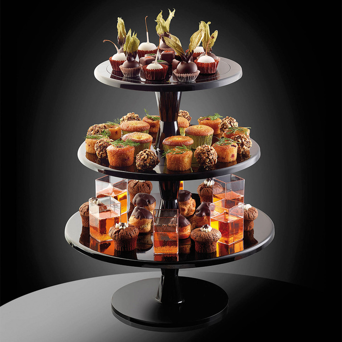 HULA UP XXL WHITE Подставка трехярусная