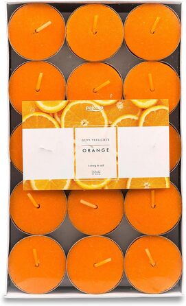 Ароматичні чайні свічки Pajoma 90, 3x30 шт. , ароматичні свічки, багато ароматів на вибір, висота 1,5 см, діаметр 3,5 см (Sweet Sunny, 30)