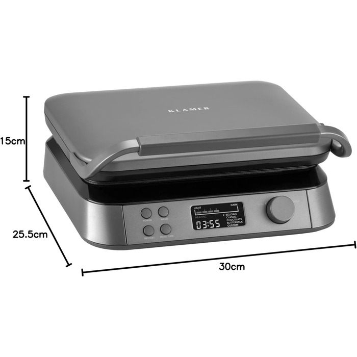 Вафельница 1600 Вт Pro Klamer