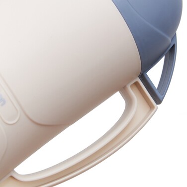 Термос Fissman 1000 мл, колір бежевий пластиковий корпус зі скляною колбою (19851)