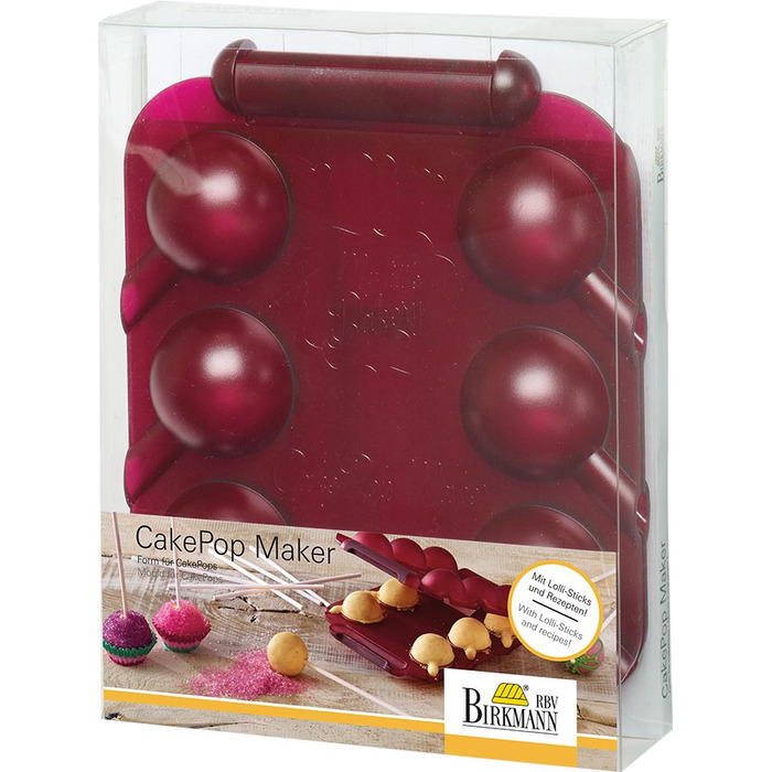 Форма для випічки міні-тістечок, 17,5 x 14 x 4 см, червона, RBV Birkmann