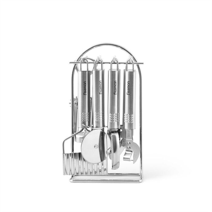 Набор барных инструментов Fissman MISTRAL 8 предметов из нержавеющей стали (1509)