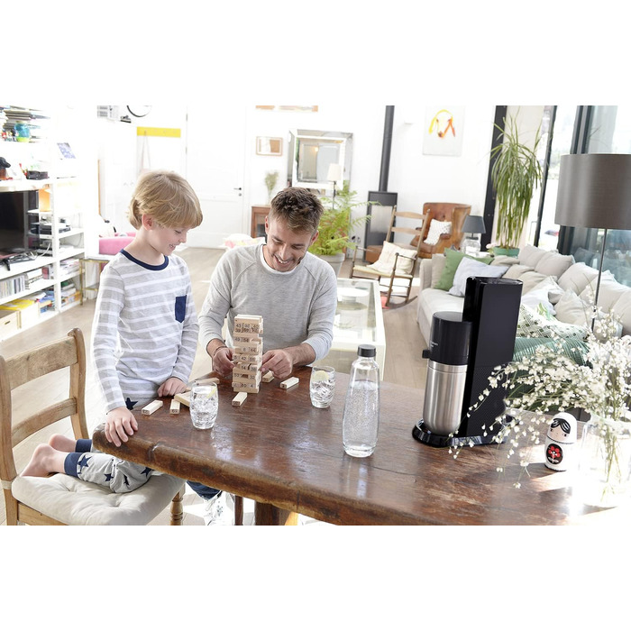 Набір для газування води, 5 предметів, чорний Duo SodaStream