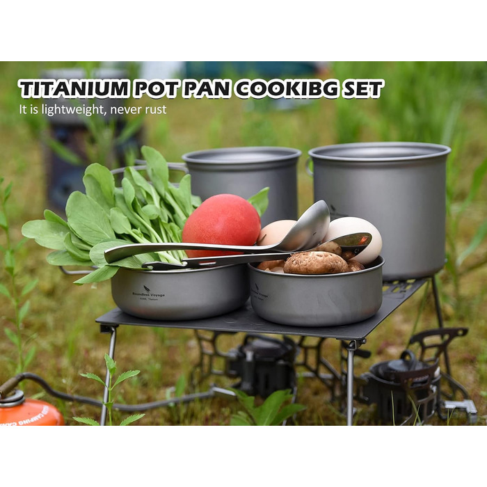 Титанові сковороди зі складними ручками Boundless Voyage