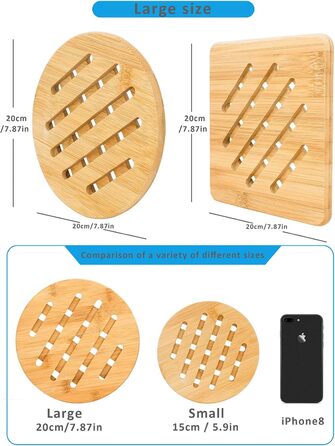 Термостійка підставка 4 бамбукових conisy