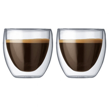 Набор стаканов с двойными стенками, 0,25 л, 2 предмета, Pavina Bodum