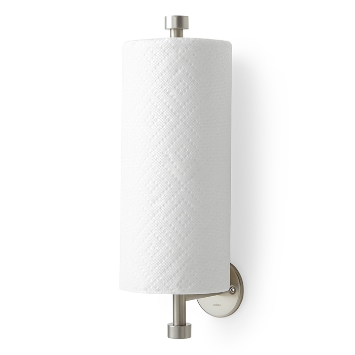 Держатель для бумажных полотенец 36х7х10 см металлик Cappa Umbra