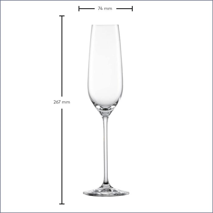 Келих для шампанського 0,24 л, набір 6 предметів, Fortissimo Schott Zwiesel