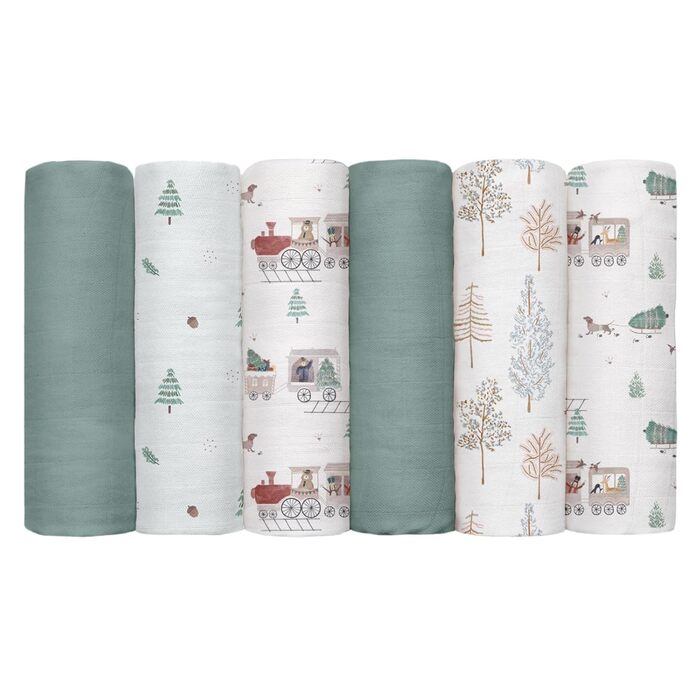 Набір із 6 рушників для дітей 70 х 70 см GLLQUEN BABY