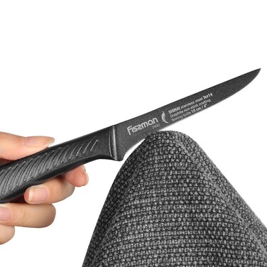 Ніж обробний Fissman SHINAI graphite 10 см (2490)